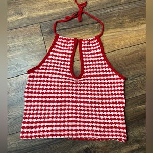 Zara knit halter top